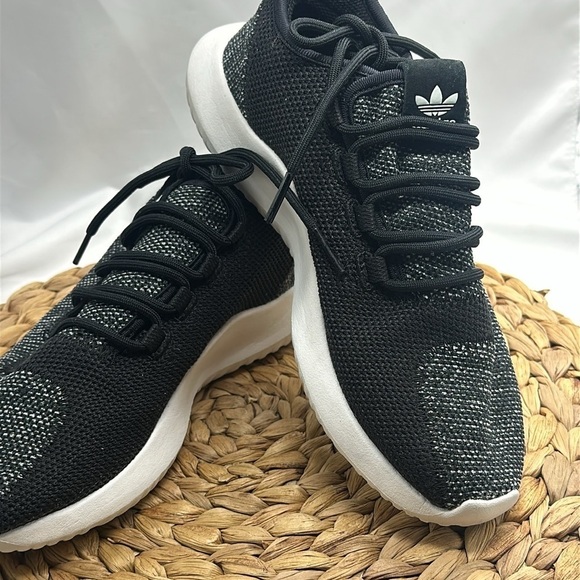 Adidas Comfort Knit Black Tubular Running Shoe Size 5 - Picture 4 of 9